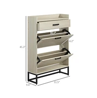 Slickblue Shoe Storage Cabinet - Practical and Stylish Organizer for Footwear in Any Entryway or Closet