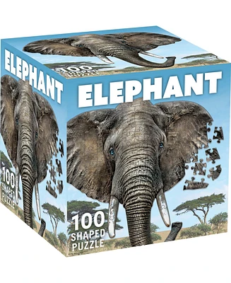 Masterpieces Elephant 100 Piece Shaped Jigsaw Puzzle