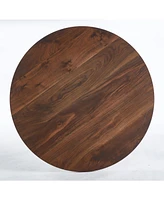 47.2INCH Round Dining Table,Office Table,Coffee Table,120X120X75CM,cross leg