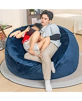 Bean Bag Chair: Giant 5' Memory Foam Furniture Bean Bag Chairs for Adults with Microfiber Cover