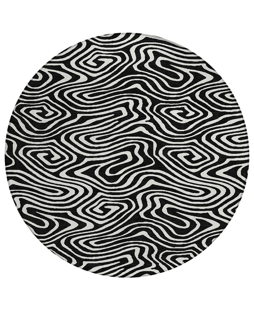 Addison Chantille Machine Washable ACN1020 8'x8' Round Area Rug