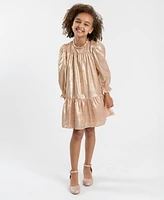 Rare Editions Little Girls Shimmer Party Dress