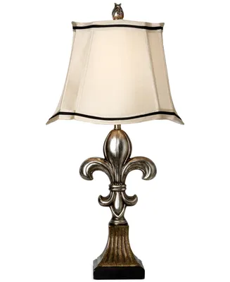StyleCraft Fleur-De-Lis Table Lamp