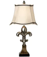 StyleCraft Fleur-De-Lis Table Lamp