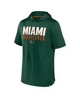 Fanatics Men's Green Miami Hurricanes Core Read Hoodie T-Shirt