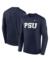 Nike Men's Navy Penn State Nittany Lions Primetime Alternate Logo Legend Long Sleeve T-Shirt