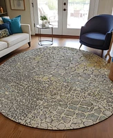 Addison Chantille Machine Washable ACN988 8'x8' Round Area Rug