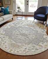 Addison Chantille Machine Washable ACN985 8'x8' Round Area Rug
