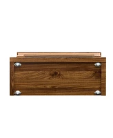 28 inch Tv media entertainment center With electric fireplace