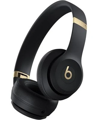 Beats Solo 4 Wireless Bluetooth On Ear Headphones Apple Android Compatible Up To 50 Hours Of Battery Life Black Gold