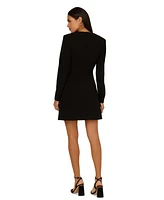 Adrianna by Papell Women's Knit Crepe Blazer Dress