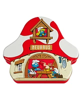 Neuhaus Chocolate Smurfs Mushroom House Tin Milk Chocolates, 24 Piece