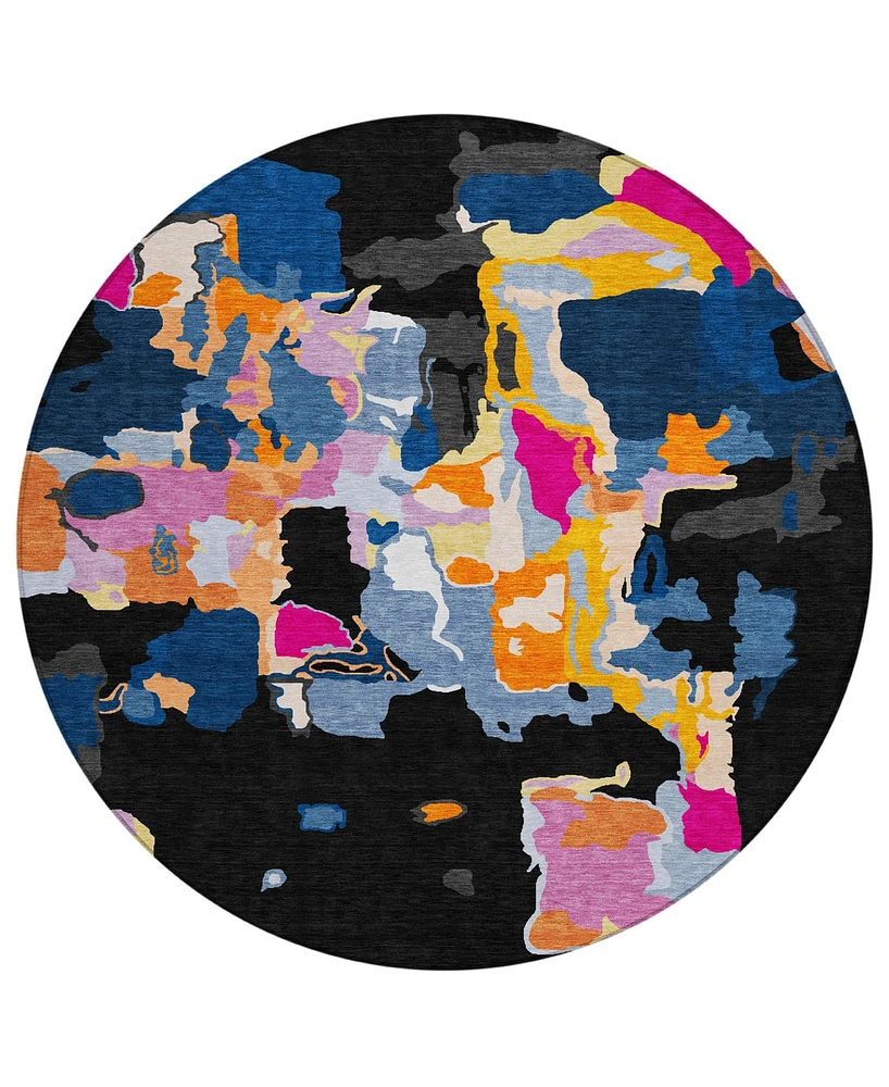 Addison Chantille Mahine Washable ACN1028 8'x8' Round Area Rug