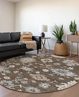 Addison Chantille Machine Washable ACN1218 8'x8' Round Area Rug