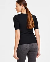 I.n.c. International Concepts Women's Double-Cutout Sweater, Exclusively at Macy's