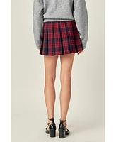 English Factory Women's Check Skort