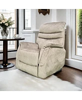 Rocking Swivel Recliner Chair for Living Room, 360 Degree Swivel, Adjustable Modern Reclining Chair, Classic and Traditional Recliner Sofa with Lumbar