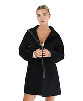 Belle & Bloom Women's Come On Over Trimmed Coat