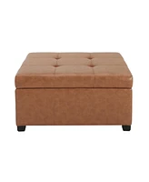 Carlsbad Pu Storage Ottoman