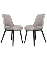 Slickblue Set of 2 Modern Accent Chairs with Soft Foam Cushions Stylish Seating for Any Room