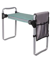 Slickblue Widened Upgrade Foldable Garden Kneeler Bench and Seat Stool for Comfortable Gardening