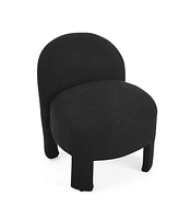 Streamdale Furniture Hoop gauze lounge chair with soft cushion and backrest, need to be assembled, suitable for living room/bedroom/dining room