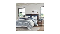 Streamdale Furniture 3 Piece Cotton Duvet Cover Set with Chenille Tufting