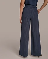 Donna Karan New York Women's Pinstripe Wide-Leg Pants
