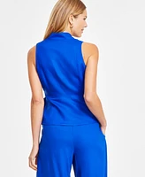 I.n.c. International Concepts Women's Sleeveless Wrap Top, Exclusively at Macy's