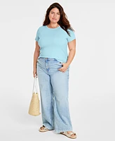 On 34th Women's Ribbed T-Shirt, Xxs-4X, Created for Macy's