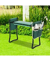 Slickblue Foldable Garden Kneeler and Seat Bench for Easy Gardening Comfort