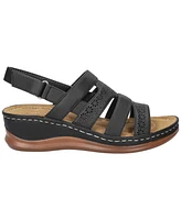 Easy Street Women's Alexi Slingback Wedge Sandals