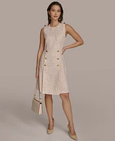 Donna Karan New York Women's Tweed A-Line Dress