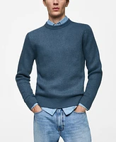 Mango Men's Eu Regular-Fit Knitted Sweater