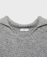 Mango Men's Braided Polo-Neck Sweater