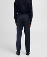 Mango Men's Virgin Wool Slim-Fit Suit Pants