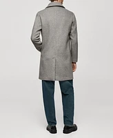 Mango Men's Eu Regular-Fit Wool Coat