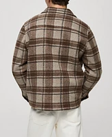 Mango Men's Flannel Overshirt