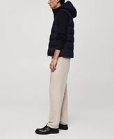 Mango Men's Water-Repellent Quilted Vest