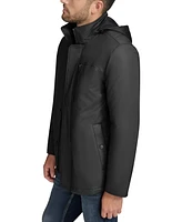 Marc New York Men's Penrith Water-Resistant Rubberized Hooded Jacket