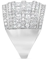 Diamond Cluster Multi Row Ring (3 ct. t.w.) in 14k White Gold