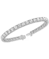 Diamond Prong-Set Tennis Bracelet (12 ct. t.w.) in 14k White Gold