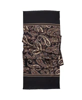 Elizabetta Men's Venezia - Wool Backed Silk Scarf for Men