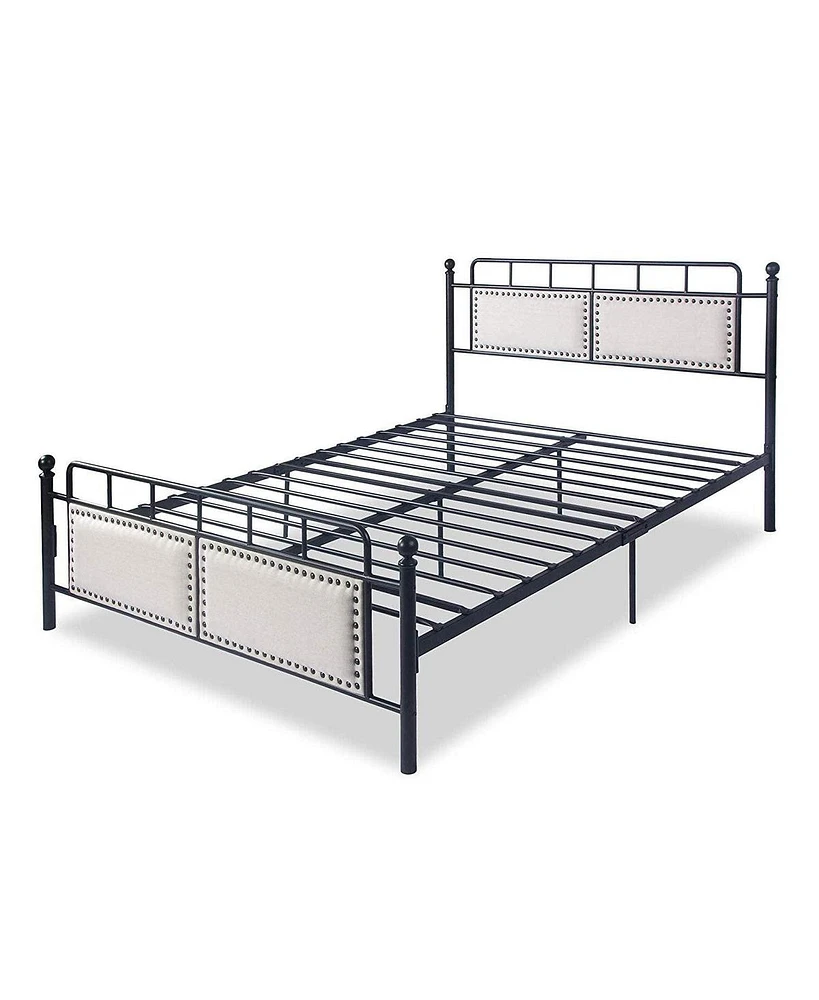 Slickblue 54" Modern Platform Bed Frame with Sturdy Support