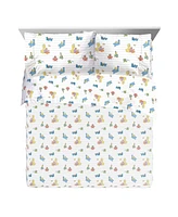 Saturday Park Sesame Street 100% Organic Cotton Kids Full Sheet Set