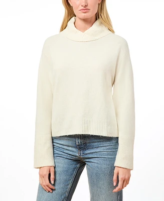 Cable & Gauge Women's Wrap Neck Sweater