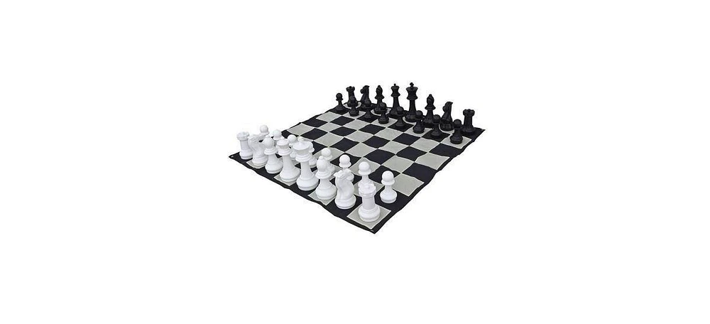 We Games Extra Large Garden Chess Pieces with Board - 25 in. King