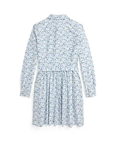 Polo Ralph Lauren Big Girls Floral Cotton Oxford Shirtdress