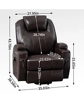 Boyel Living Up to 350lbs Okin Motor Power Lift Recliner Chair for Elderly Heavy Duty Motion Mechanism with 8