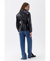 Nocturne Women's Faux Leather Jacket